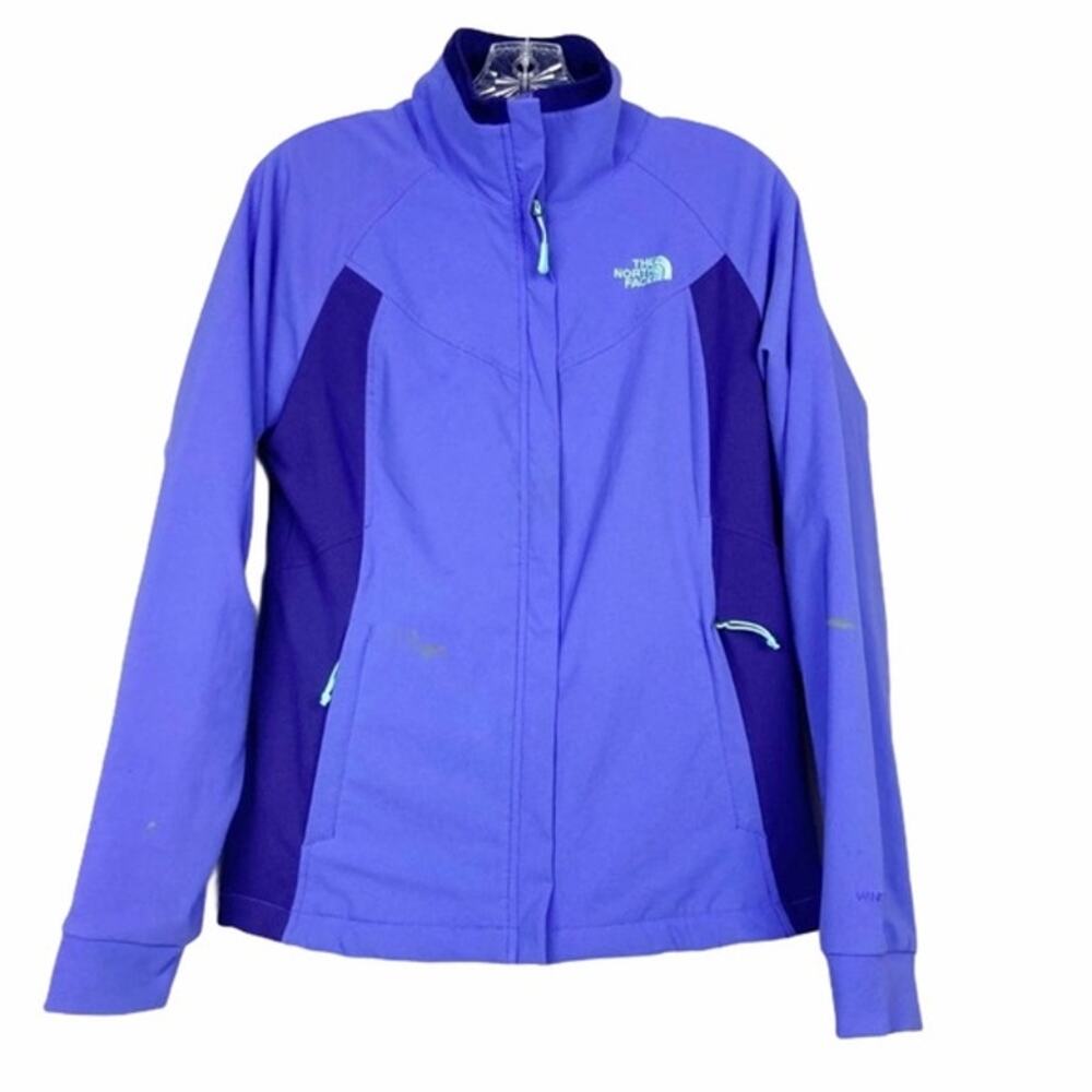 North Face Purple Windwall Jacket Fuzzy Inside Sz S